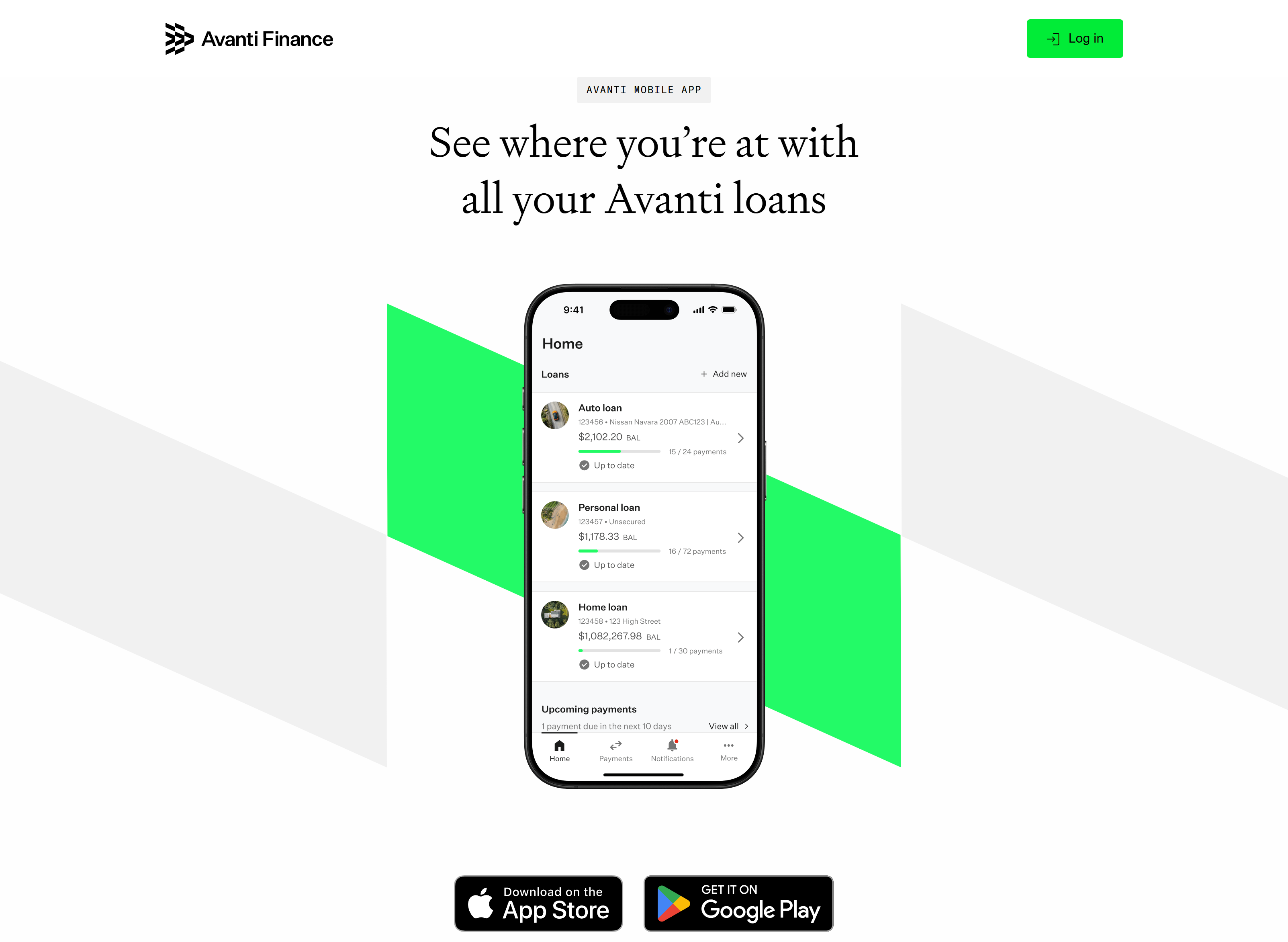 Avanti Customer App